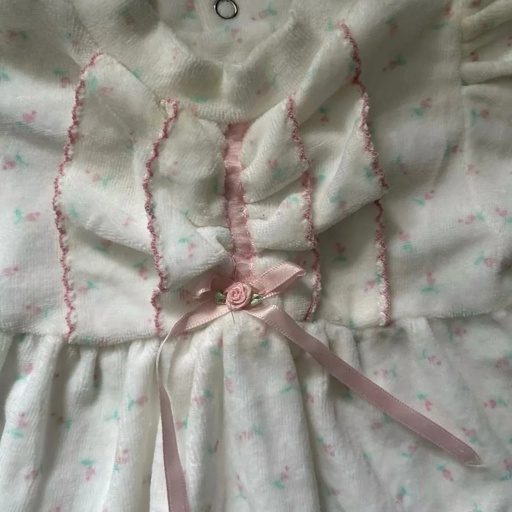 Vintage Mother Care Footie Pajamas Size 0-3 Months - Picture 5 of 5